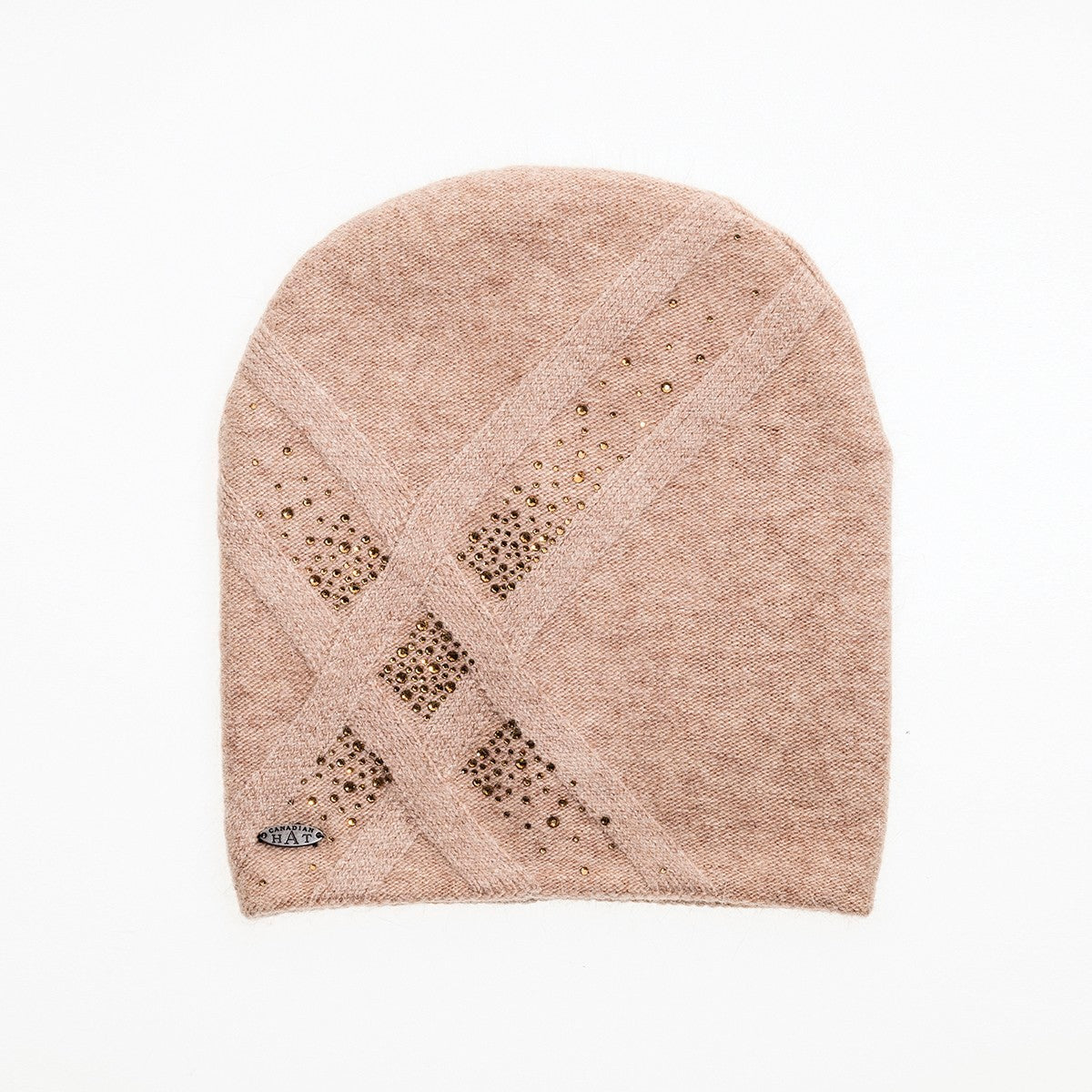 BROOKE - ANGORA BEANIE WITH SPARKLES