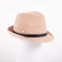 FELINE - TRILBY FEDORA WITH LEATHER TIE