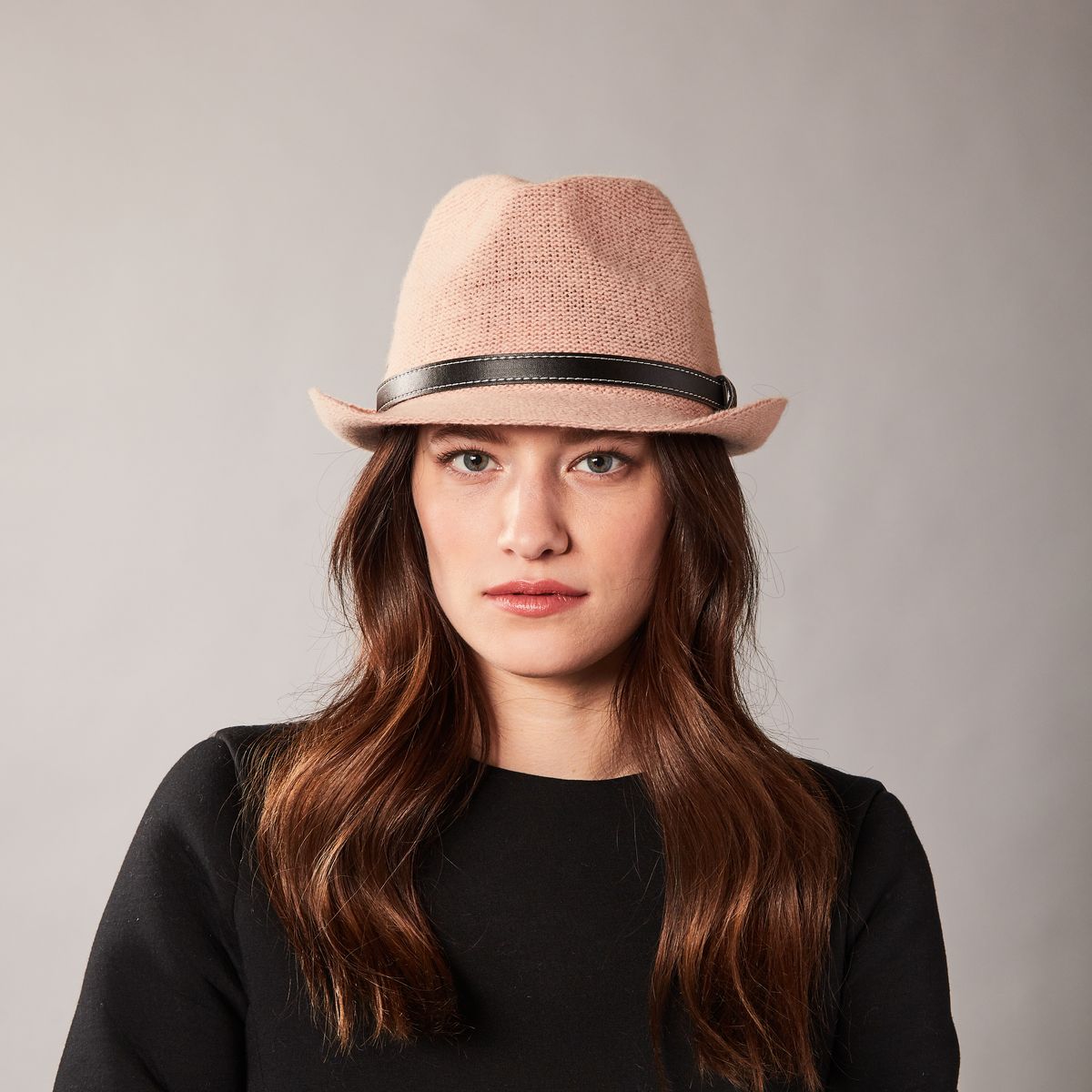 FELINE - TRILBY FEDORA WITH LEATHER TIE