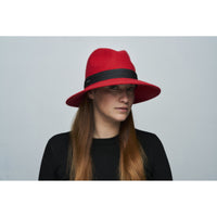 FILLAUM - UNISEX FEDORA WITH PLEATED TIE