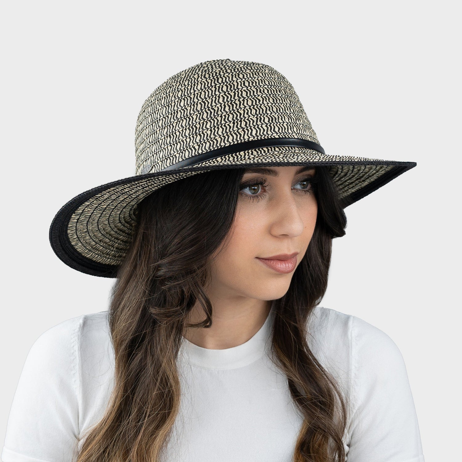 ALISON - TONAL PAPER FLOPPY HAT