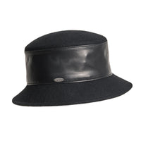 BALLIC - PACKABLE BUCKET HAT WITH LEATHER