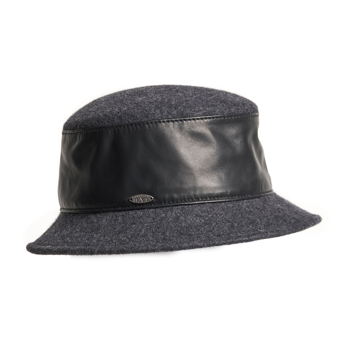 BALLIC - PACKABLE BUCKET HAT WITH LEATHER