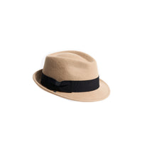 FAUSTIN - UNISEX FELT FEDORA WITH BOW