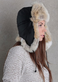 CHAPKA HAT WITH UPCYCLED FUR